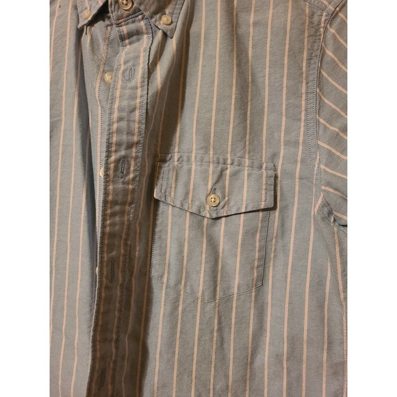 J.Crew Button Down Shirt Men's Small Striped Short Sleeve Authentic Fit (CCC) - Picture 2 of 4
